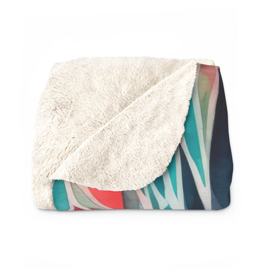Beautiful, Cozy, Soft - Amazing Watercolor Abstract 3.6 - Sherpa Fleece Blanket
