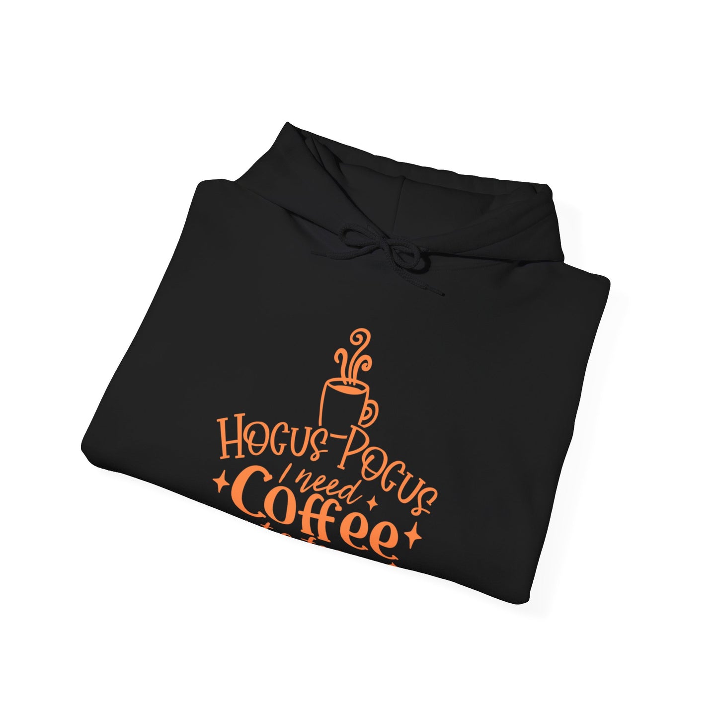Halloween - Hocus Pocus I Need Coffee to Focus - Unisex Heavy Blend Hooded Sweatshirt