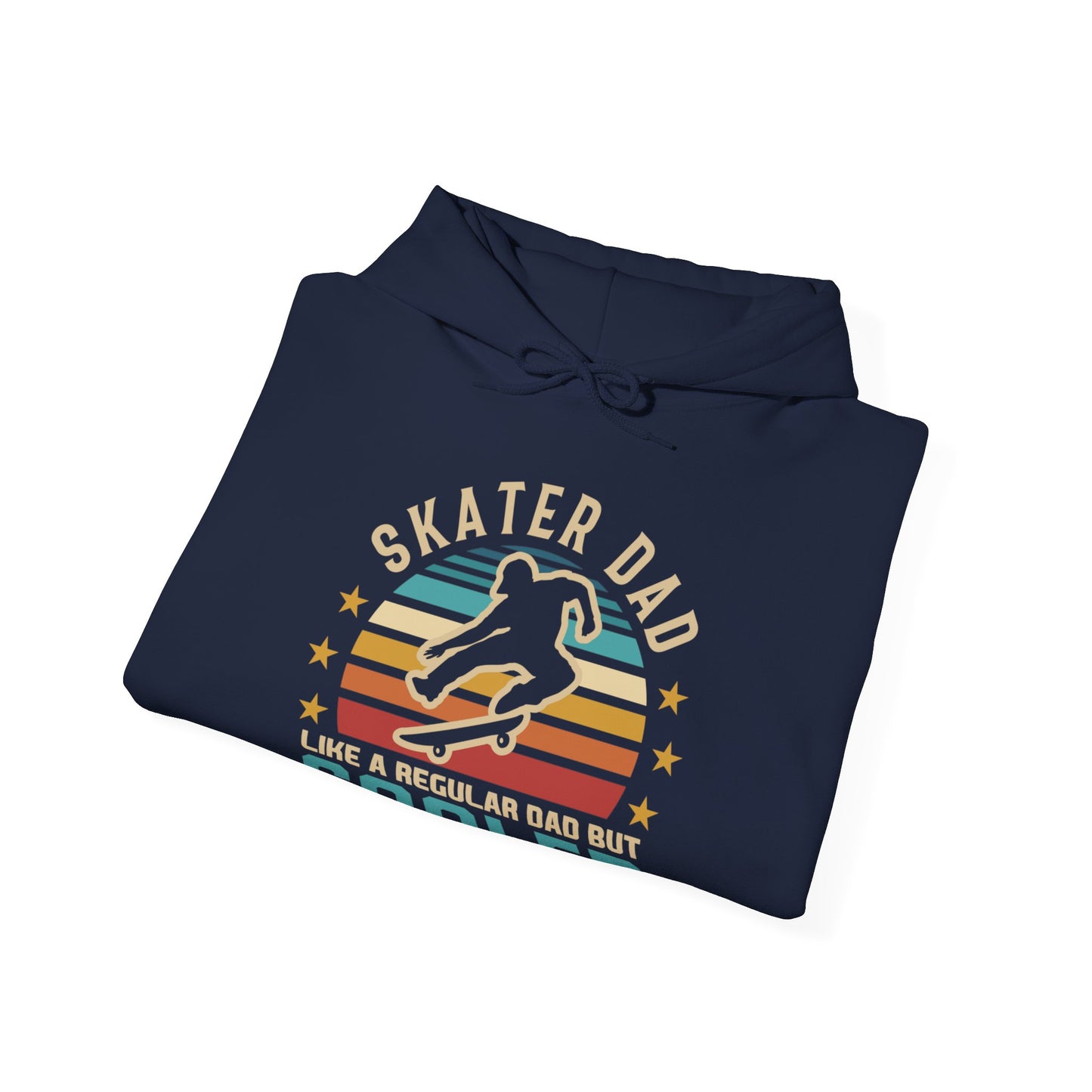 Unisex Heavy Blend Hooded Sweatshirt - Skater Dad, Like a Dad but Cooler