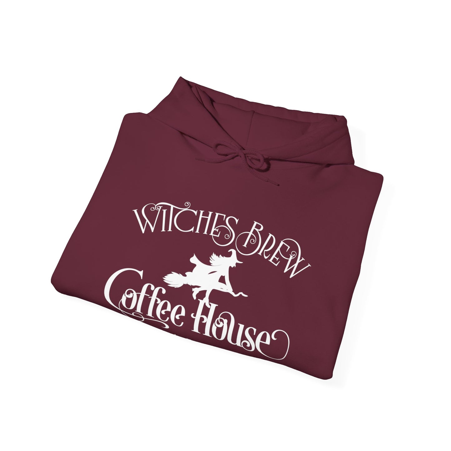 Halloween - Witches Brew Coffee House - Stop in for a Spell - Trick or Treat - Mystical - Vintage - Unisex Heavy Blend™ Hooded Sweatshirt