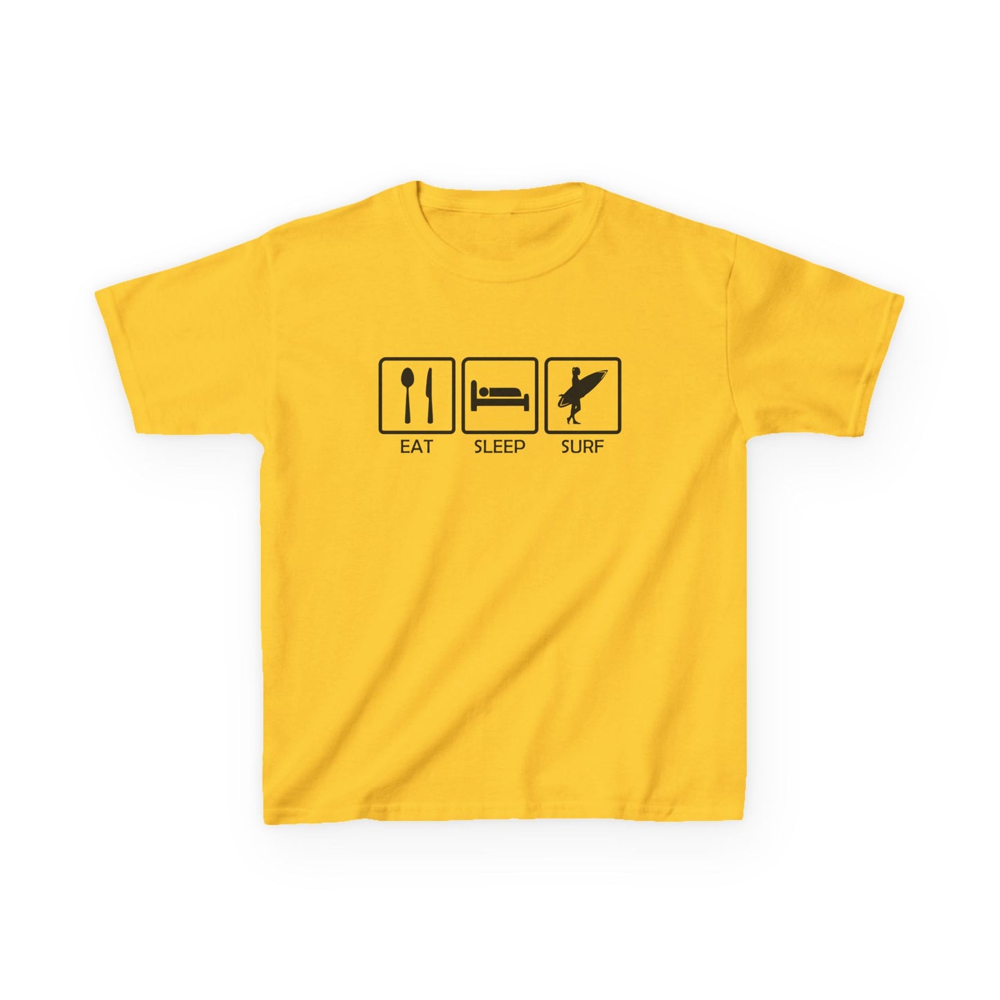 Eat, Sleep, Surf - Kids Heavy Cotton Tee