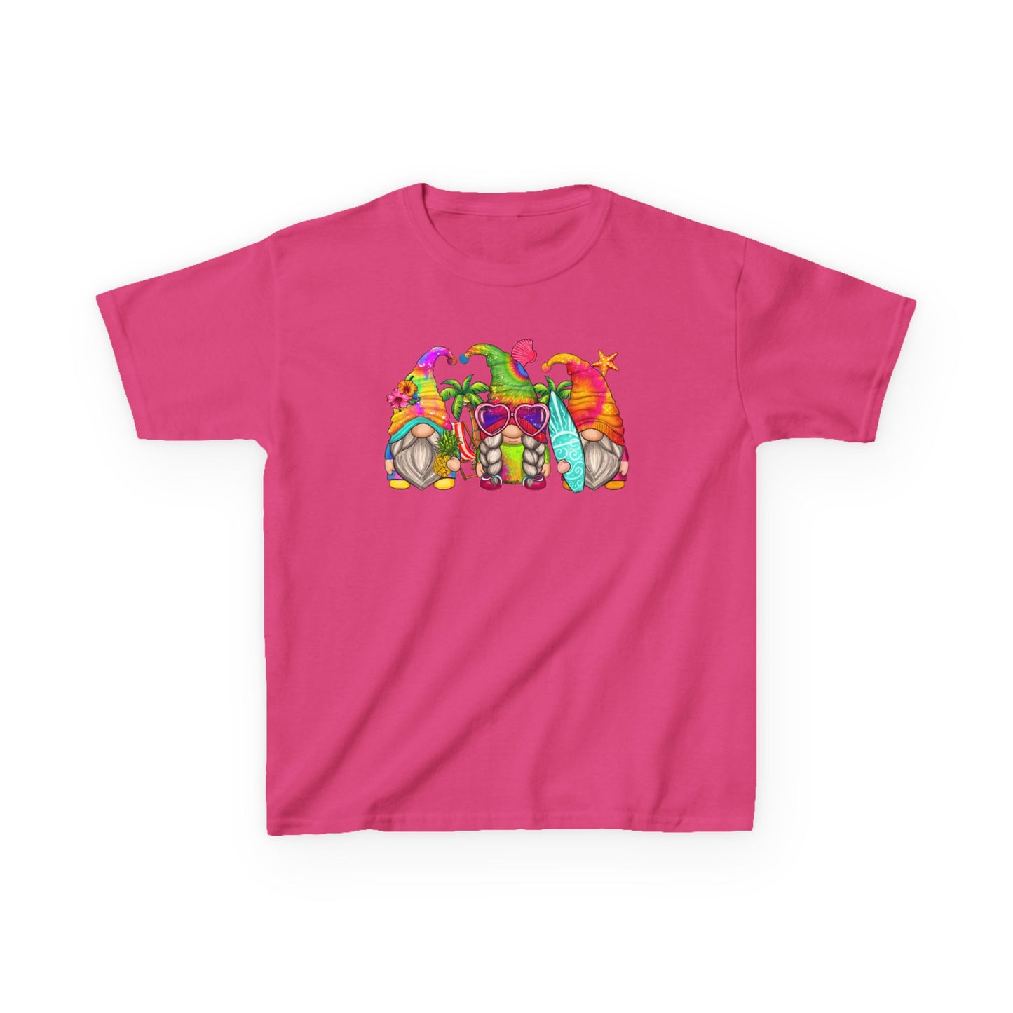 Summer Gnomes - Kids Heavy Cotton Tee