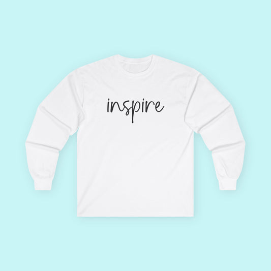“Inspire” Positive Impact T-Shirt - Lead with Light Long Sleeve Tee
