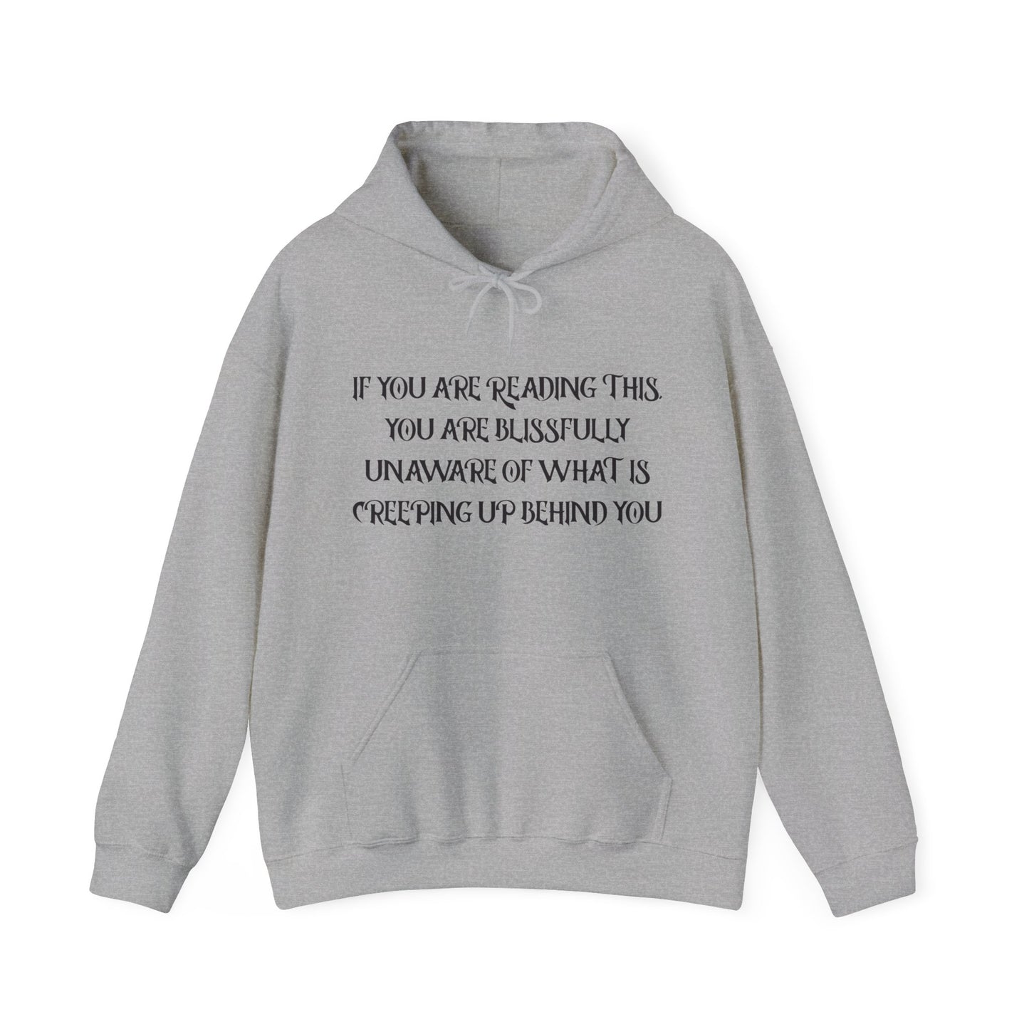 Halloween - Creeping Up Behind You - Funny - Scary - Unisex Heavy Blend Hooded Sweatshirt