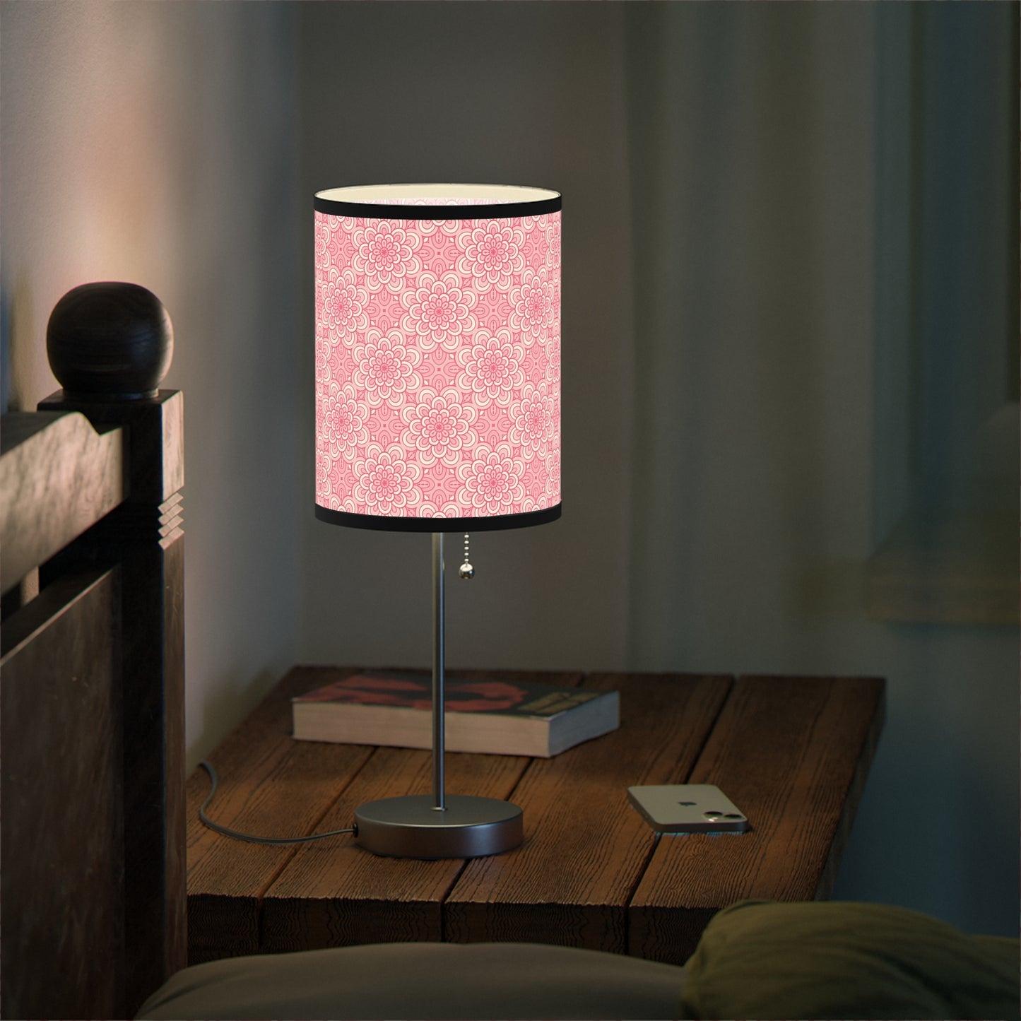 Pink Mandalas - Lamp on a Stand, US|CA plug