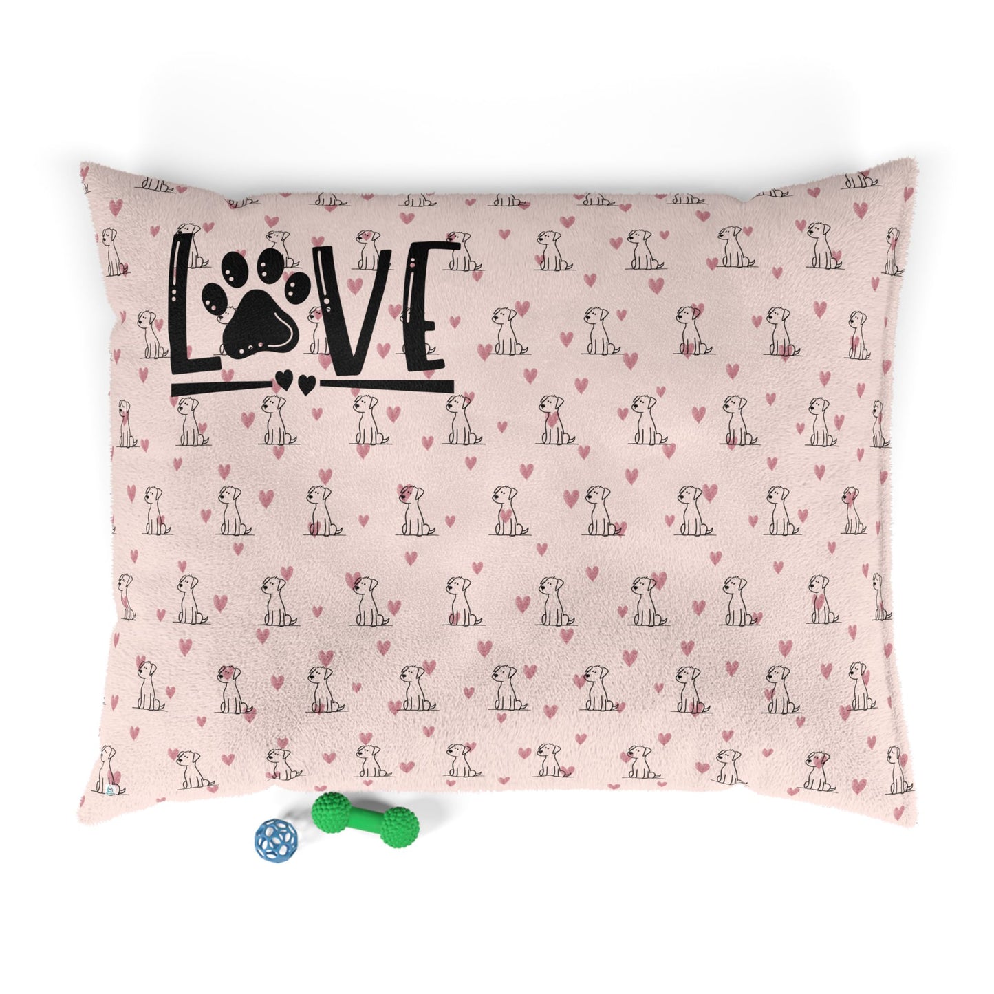 Stylish LOVE Pet Bed for Dogs - Cozy Comfort for Your Furry Friend