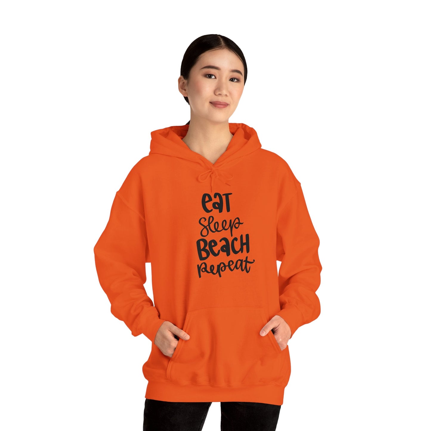 Unisex Heavy Blend Hooded Sweatshirt - Eat, Sleep, Beach, Repeat