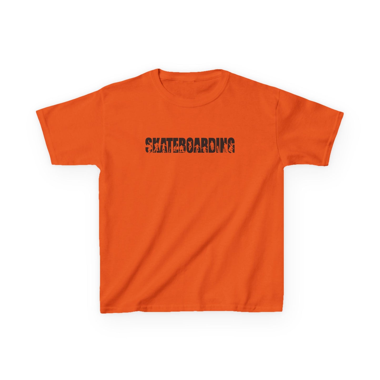 Skateboarding Silhouette - Kids Heavy Cotton Tee