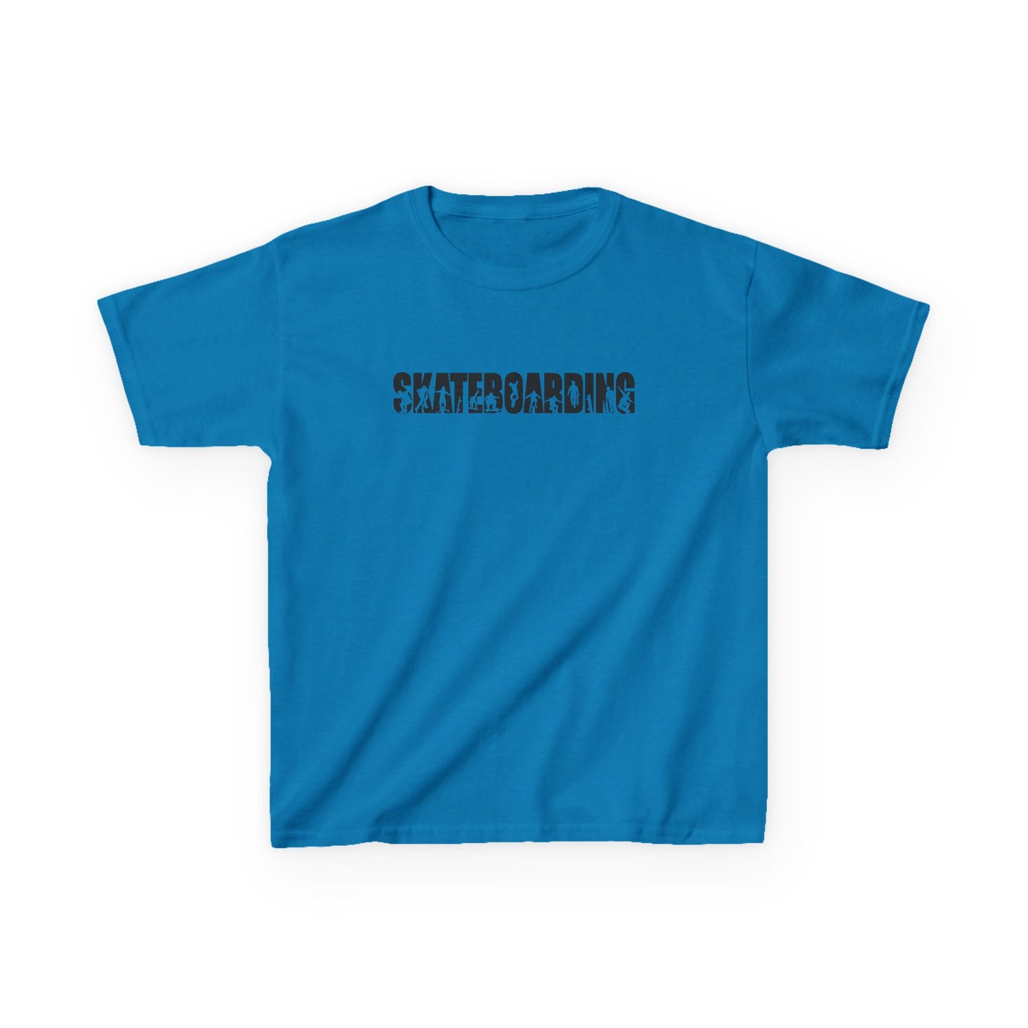 Skateboarding Silhouette - Kids Heavy Cotton Tee