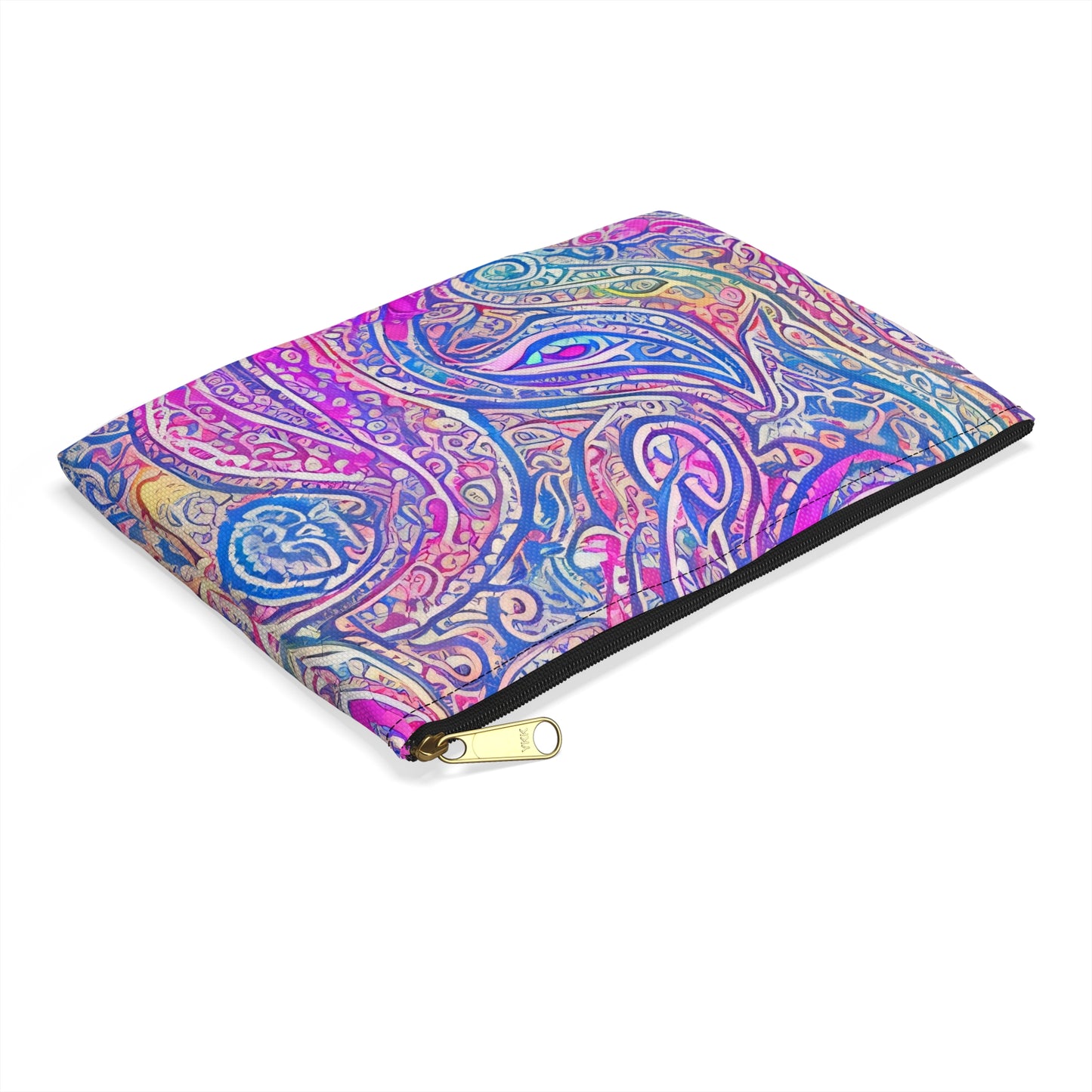 Multicolor Abstract -  Accessory Pouch / Makeup Case / Travel Pouch / Pencil Case / Art Case