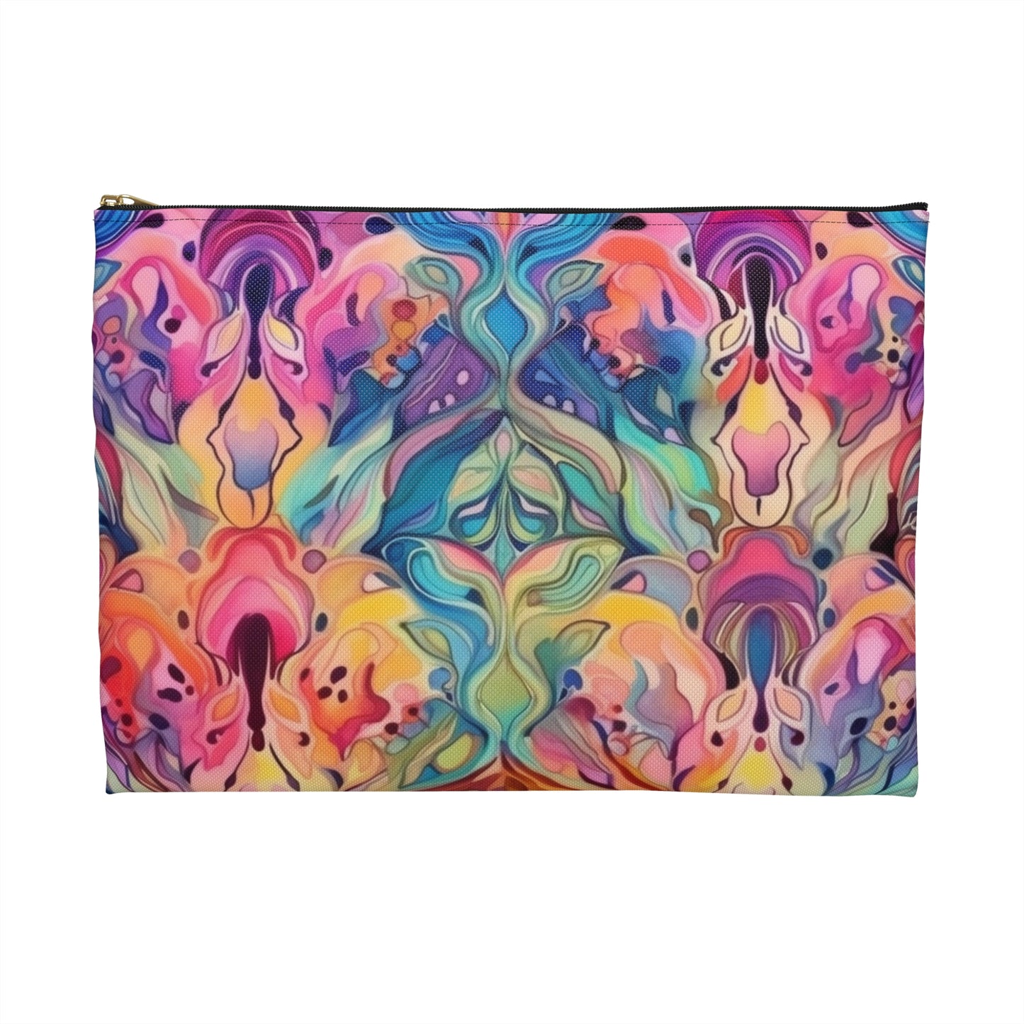 Beautiful Watercolor Multicolor - Accessory Pouch / Makeup Case / Travel Pouch / Pencil case / Art Case