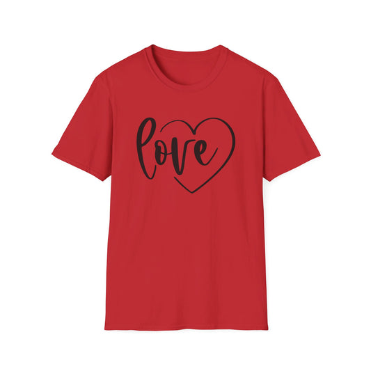 Love Heart - Unisex Softstyle T-Shirt