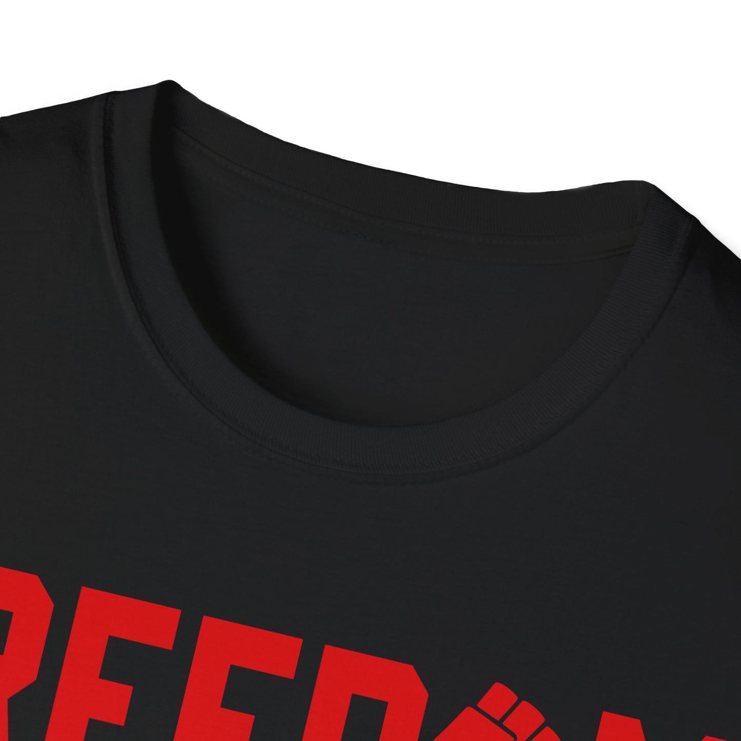 FREEDOM - Juneteenth - Heart - Unisex Softstyle T-Shirt