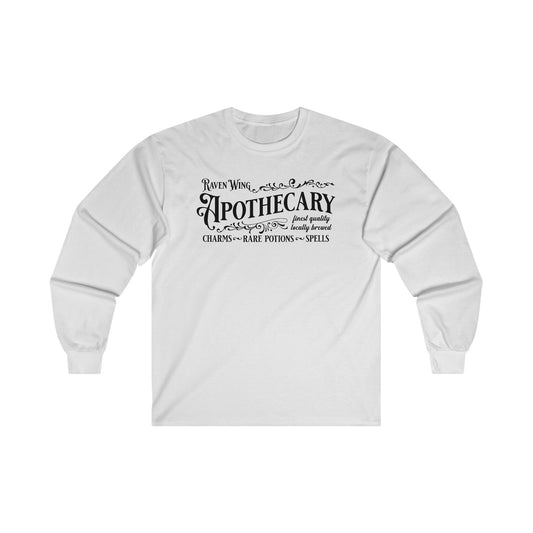 Halloween - Raven Wing - Apothecary - Potions - Spells - Charms - Ultra Cotton Long Sleeve Tee