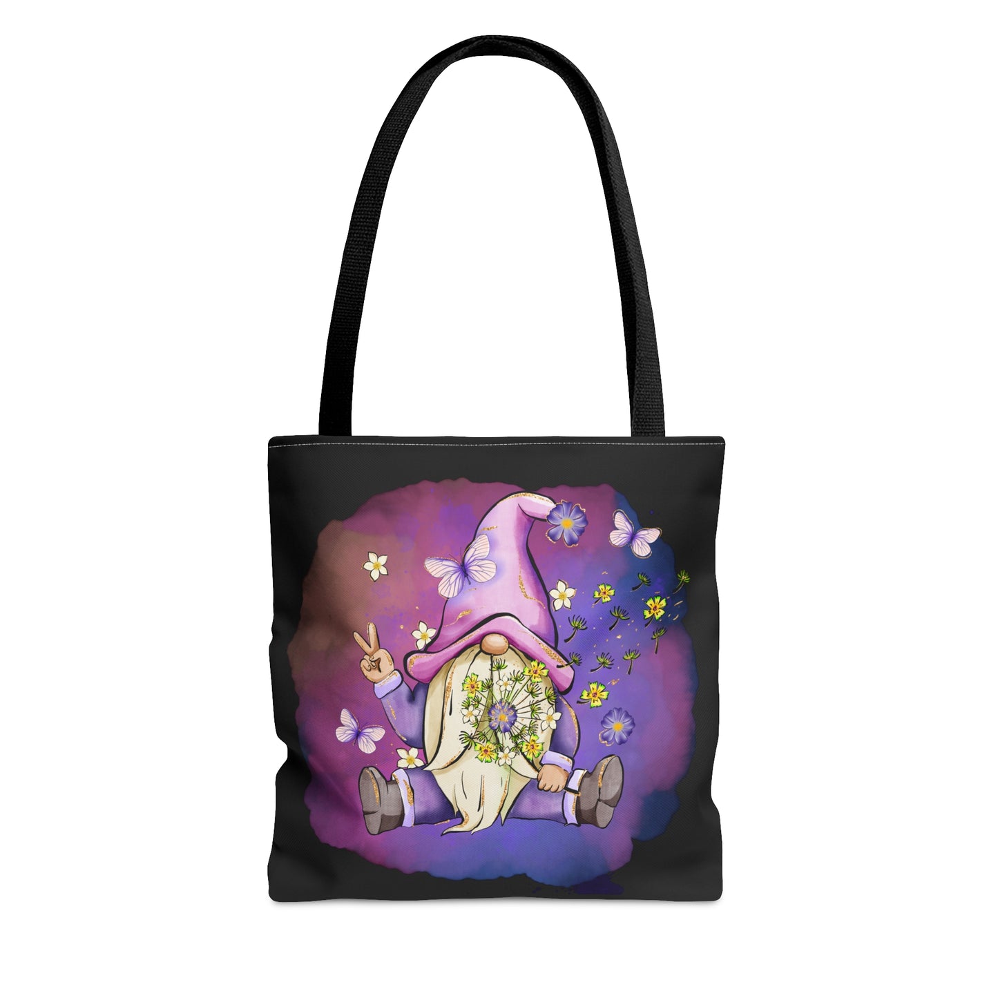 Peace Gnome Purple - Practical, high-quality Tote Bag