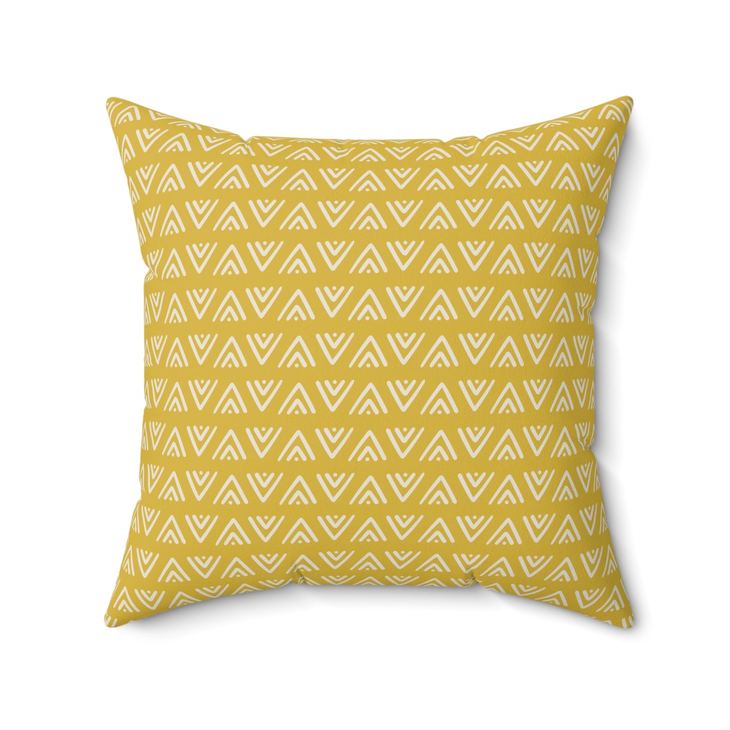 Boho Vibes Pattern 7 - Faux Suede Square Pillow
