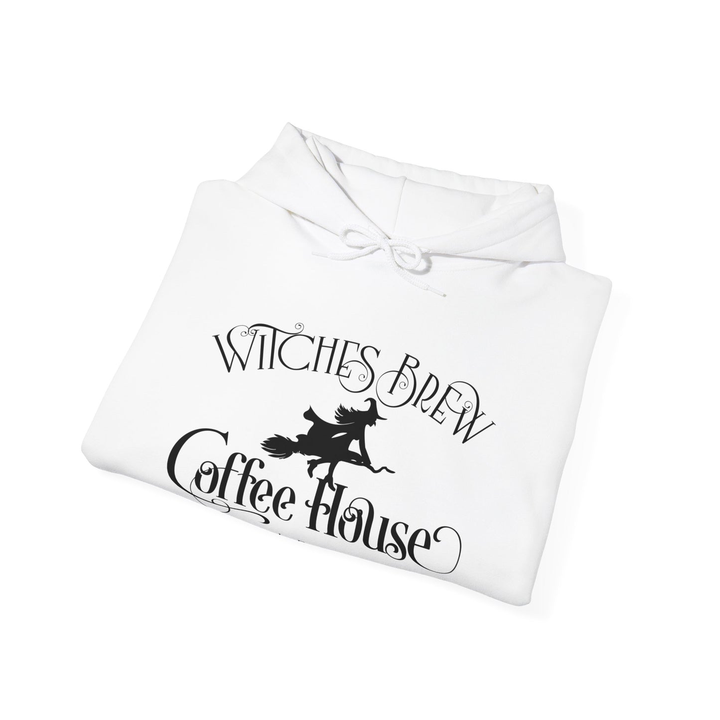 Halloween - Witches Brew Coffee House - Stop in for a Spell - Trick or Treat - Mystical - Vintage - Unisex Heavy Blend™ Hooded Sweatshirt