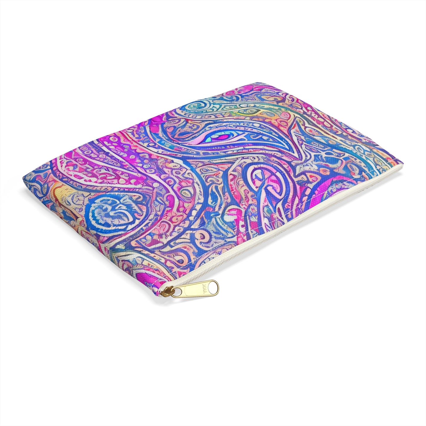 Multicolor Abstract -  Accessory Pouch / Makeup Case / Travel Pouch / Pencil Case / Art Case