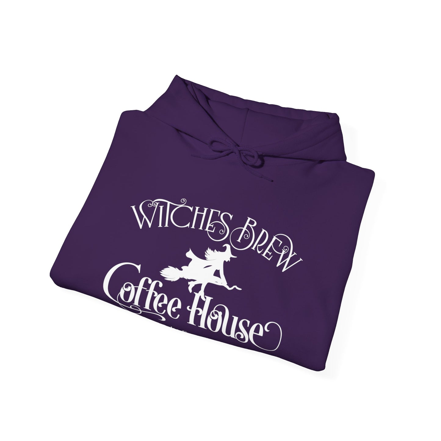 Halloween - Witches Brew Coffee House - Stop in for a Spell - Trick or Treat - Mystical - Vintage - Unisex Heavy Blend™ Hooded Sweatshirt