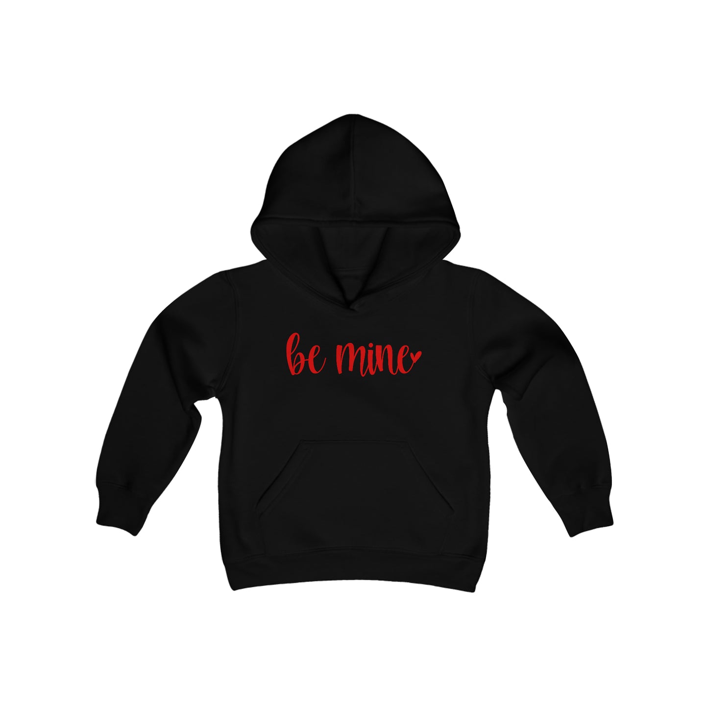 Be Mine - Heart - Youth Heavy Blend Hooded Sweatshirt