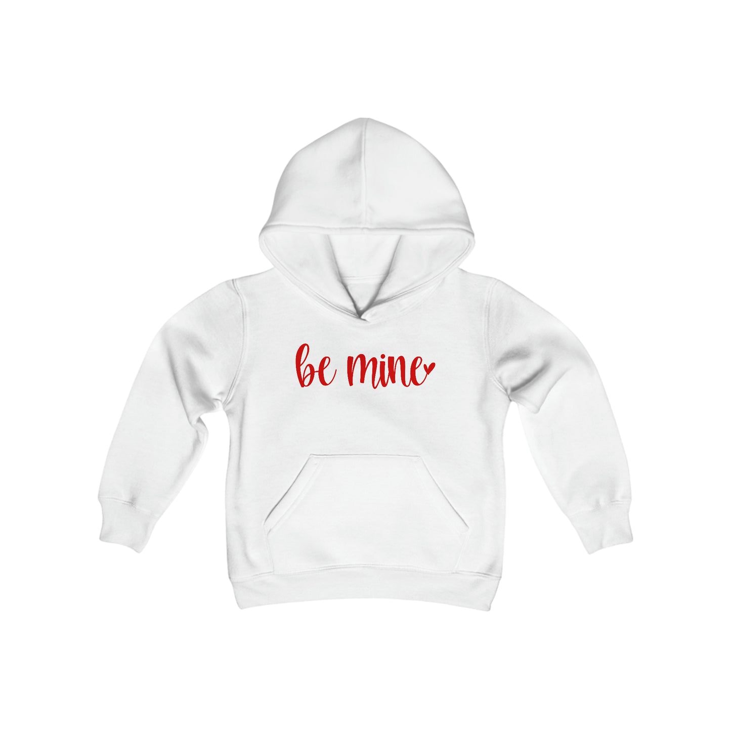 Be Mine - Heart - Youth Heavy Blend Hooded Sweatshirt