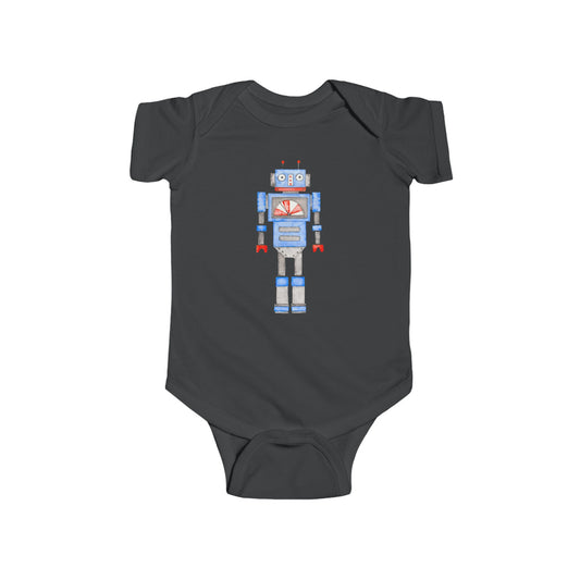 Watercolor Robot - Infant Fine Jersey Bodysuit
