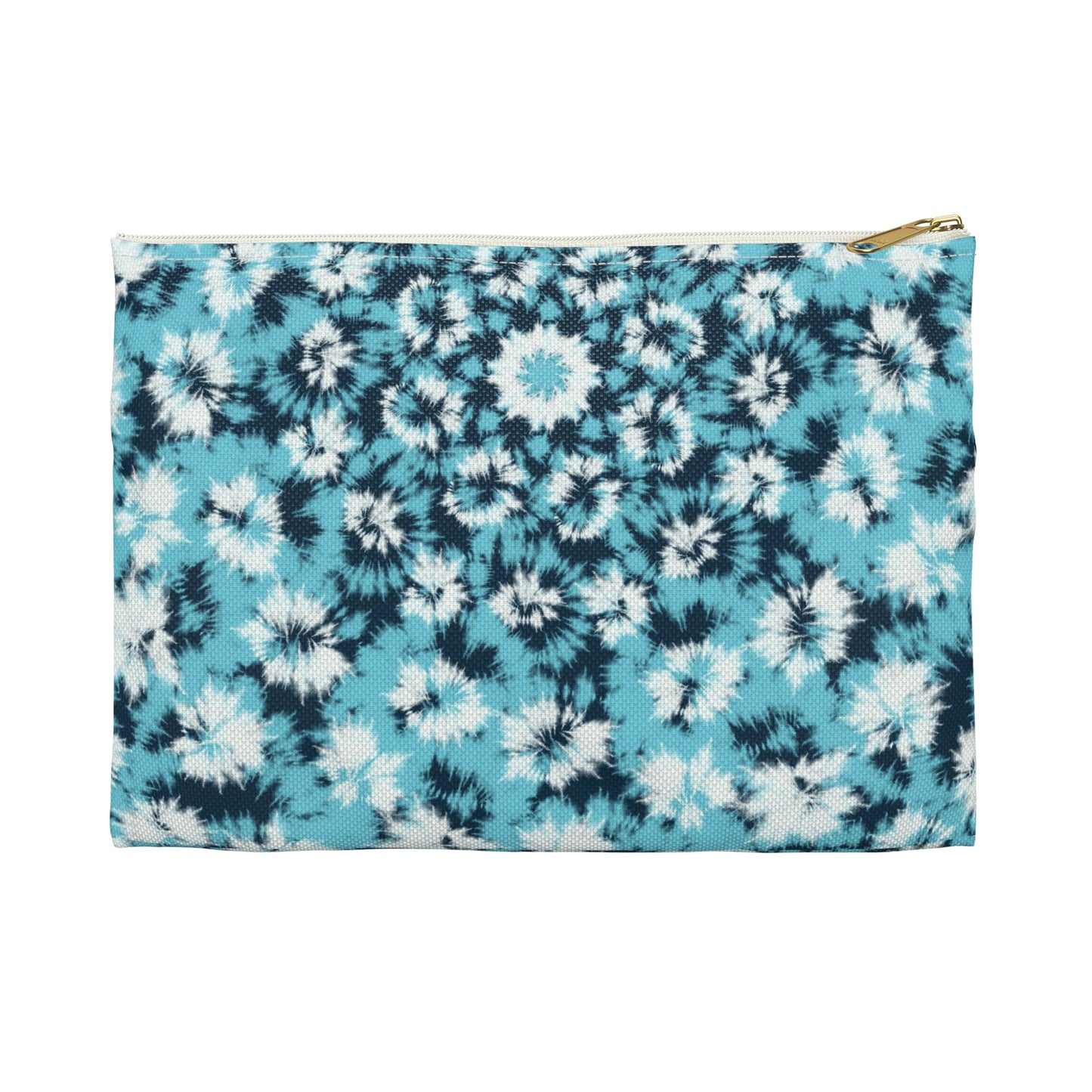 Blue Tie Dye - Accessory Pouch / Makeup Case / Travel Pouch / Pencil case / Art Case