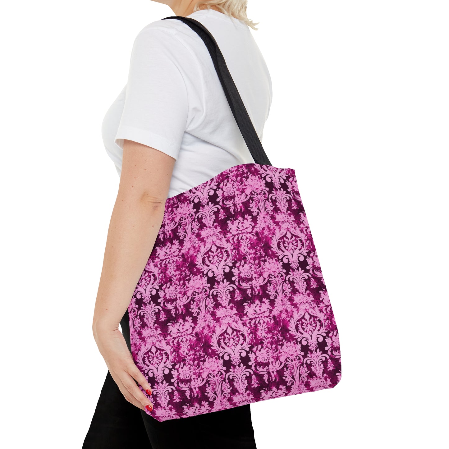 Beautiful - Vintage Deep Pink Damask 39 - Useful, Multipurpose Bag - Tote Bag (AOP)