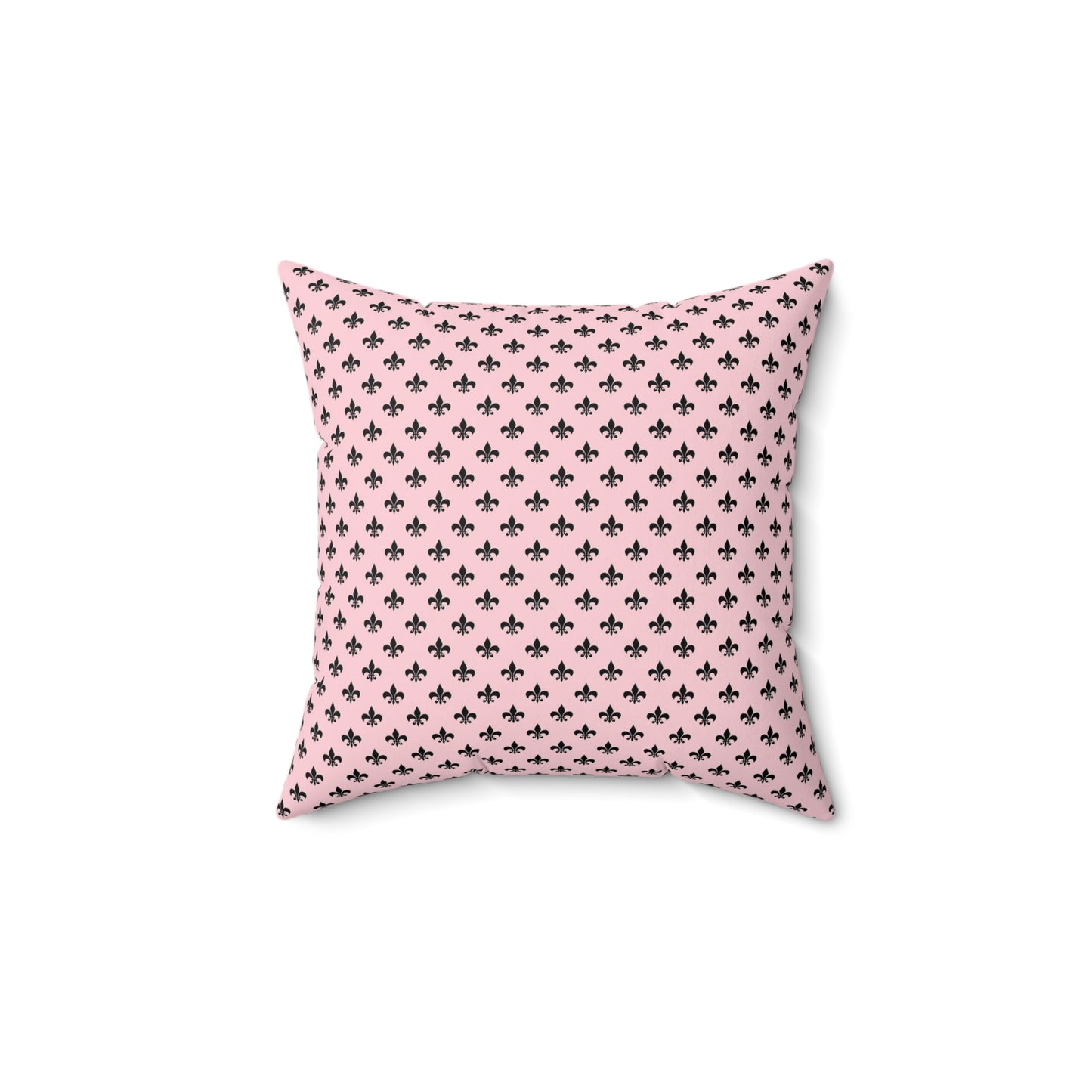 Pink Paris Pattern 14 - Faux Suede Square Pillow