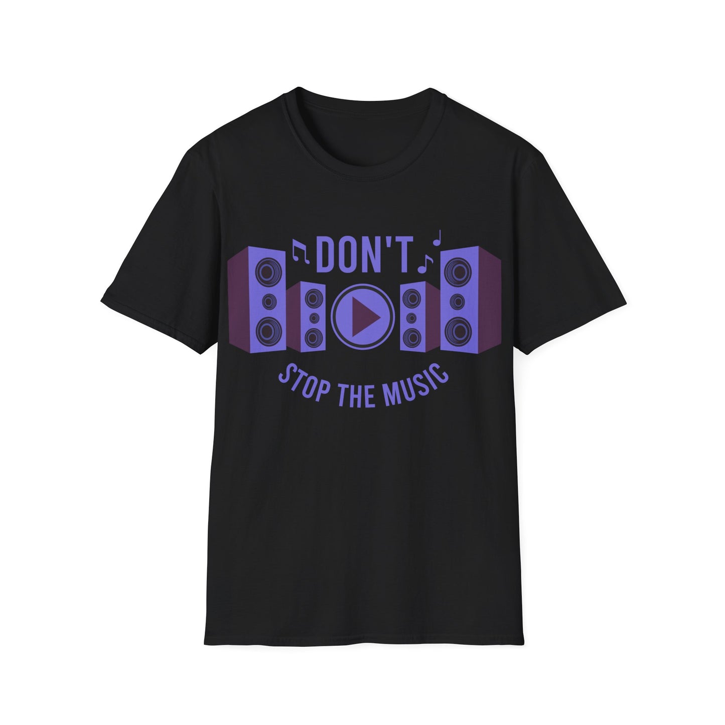 Don't Stop the Music - Unisex Softstyle T-Shirt