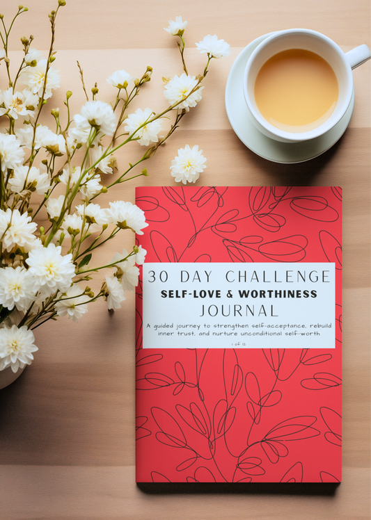 30 Days of Self‑Love & Worthiness - Journal - Single Journal + Digital Bundle