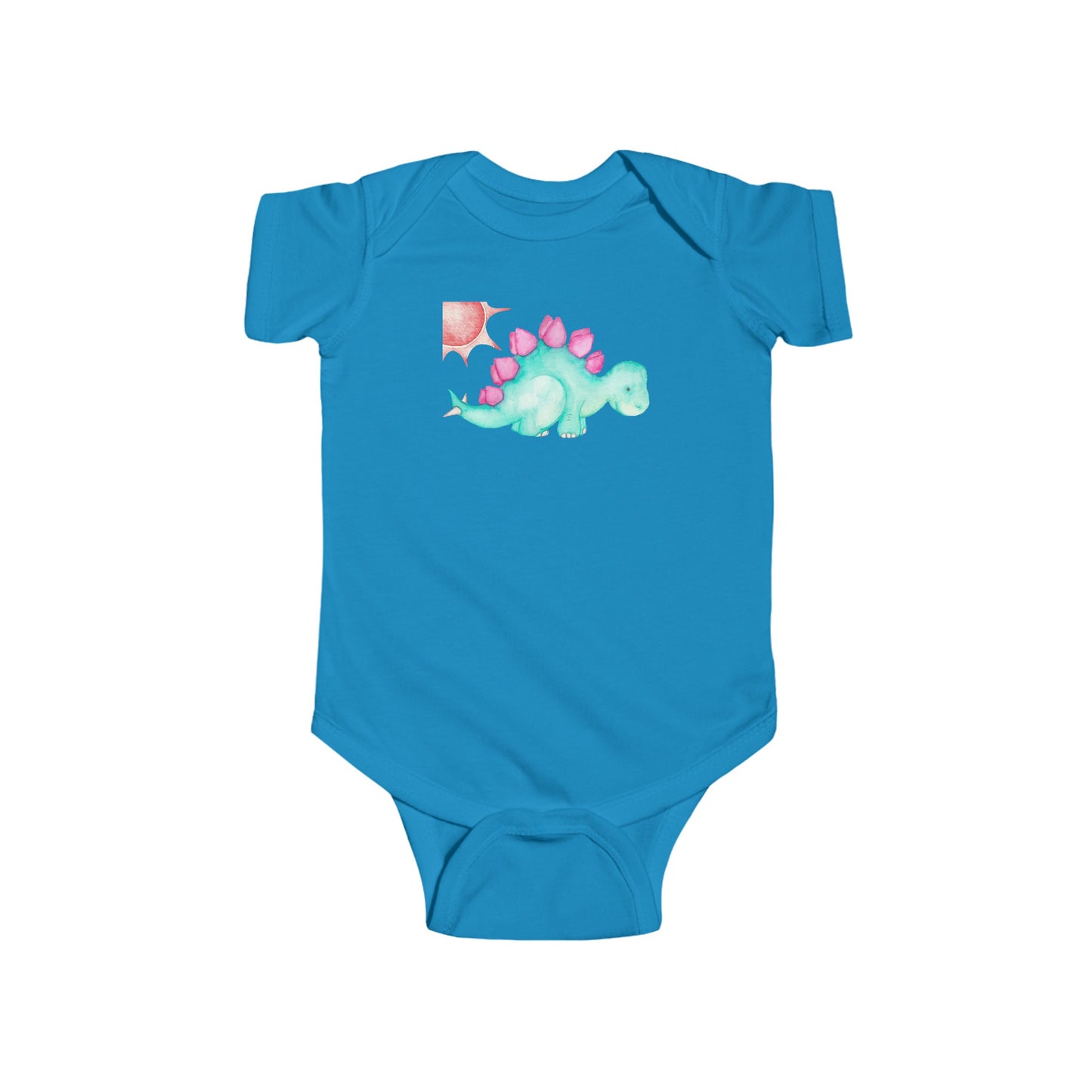 Stegosaurus Dinosaur - Infant Fine Jersey Bodysuit