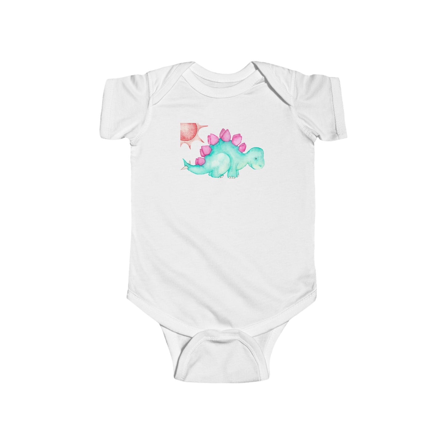 Stegosaurus Dinosaur - Infant Fine Jersey Bodysuit