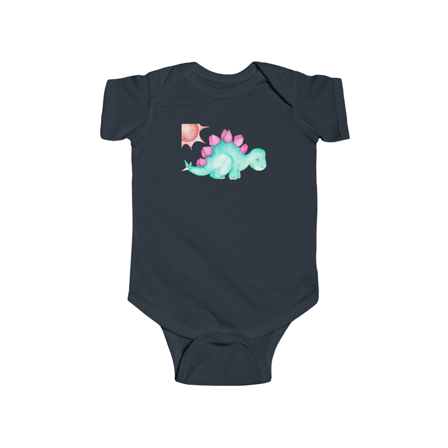 Stegosaurus Dinosaur - Infant Fine Jersey Bodysuit