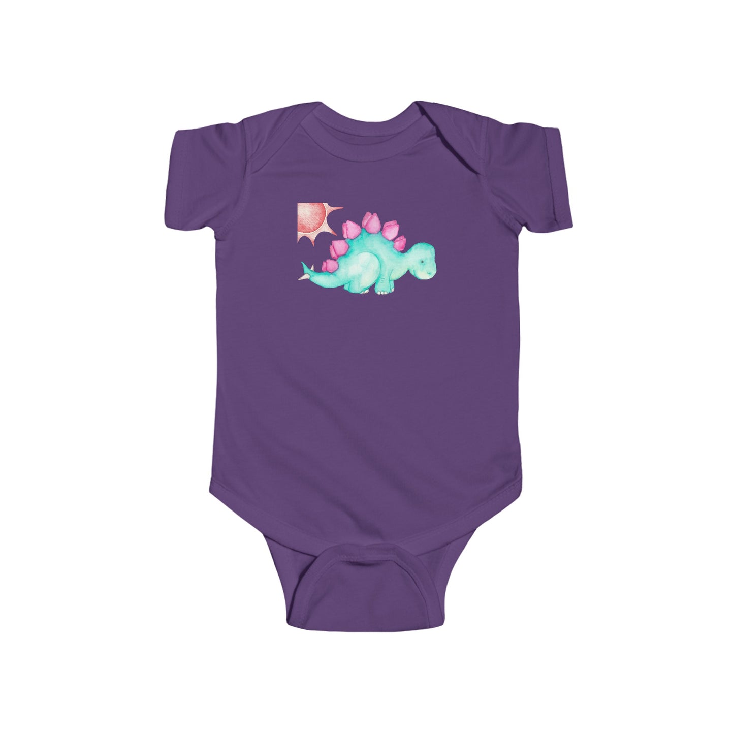 Stegosaurus Dinosaur - Infant Fine Jersey Bodysuit