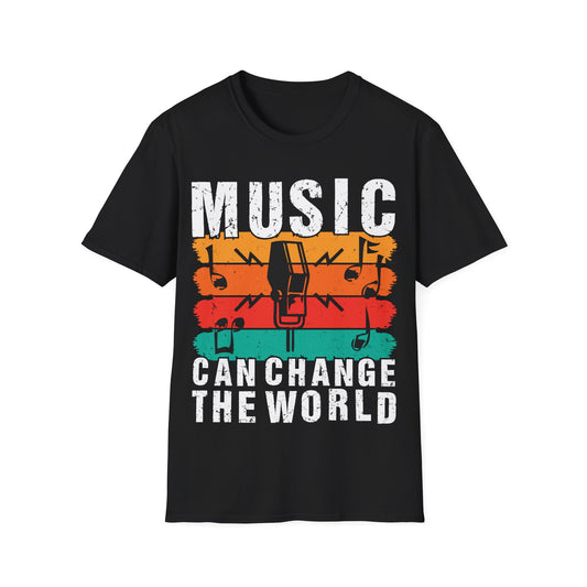 Music Can Change the World - Unisex Softstyle T-Shirt