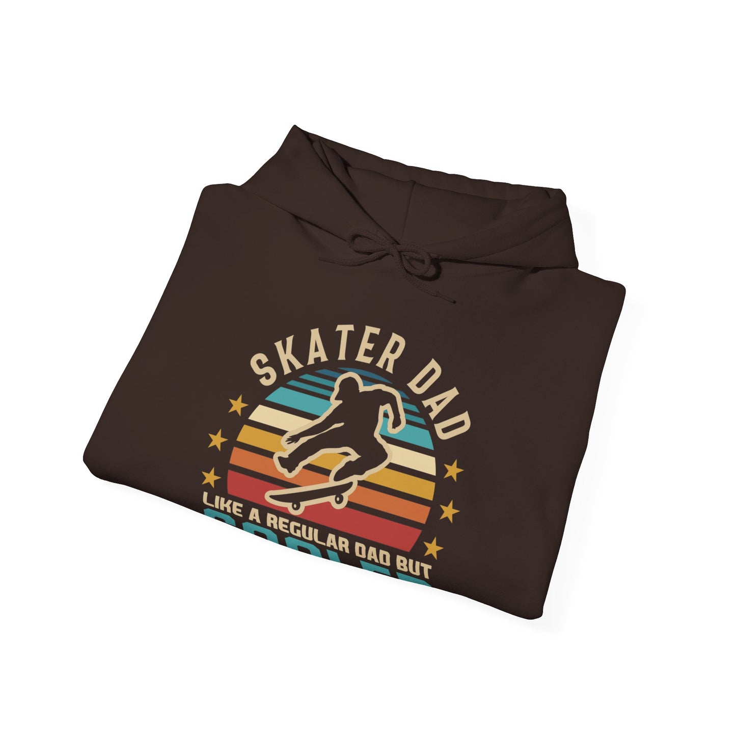 Unisex Heavy Blend Hooded Sweatshirt - Skater Dad, Like a Dad but Cooler