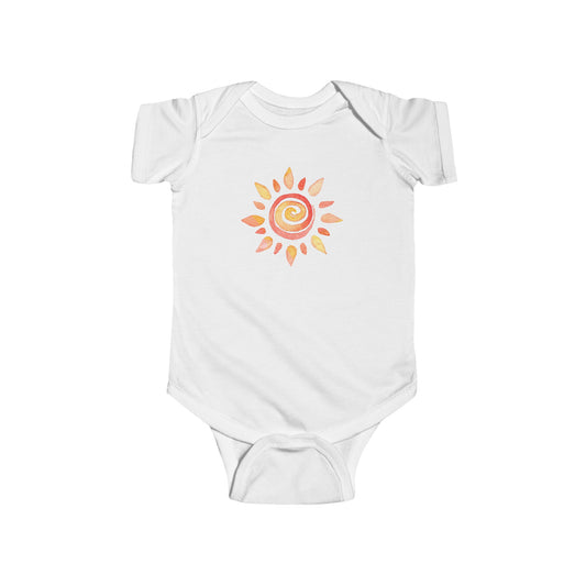 Watercolor Sun - Infant Fine Jersey Bodysuit