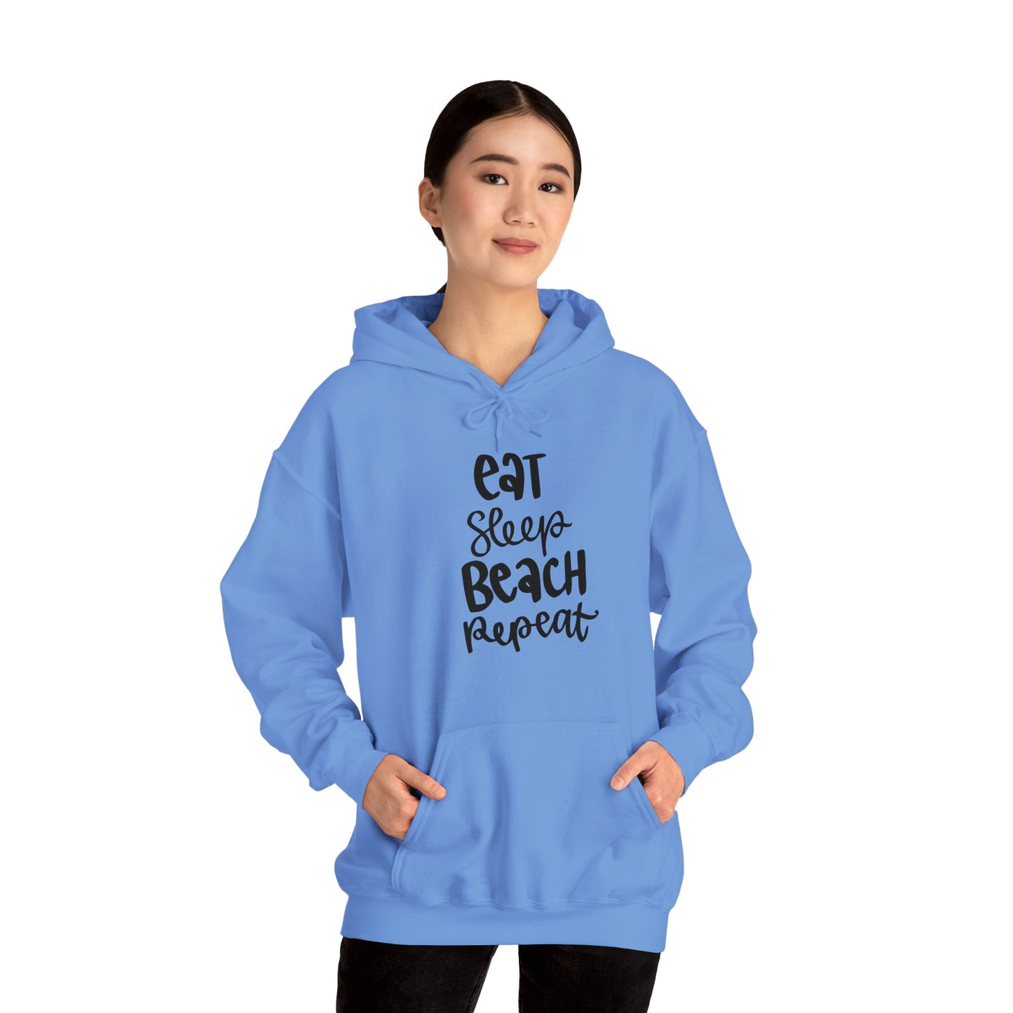 Unisex Heavy Blend Hooded Sweatshirt - Eat, Sleep, Beach, Repeat