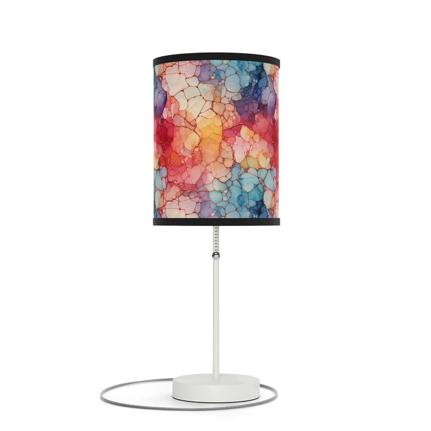Beautiful Multi Watercolor 7 - Abstract Rainbow - Lamp on a Stand, US|CA plug