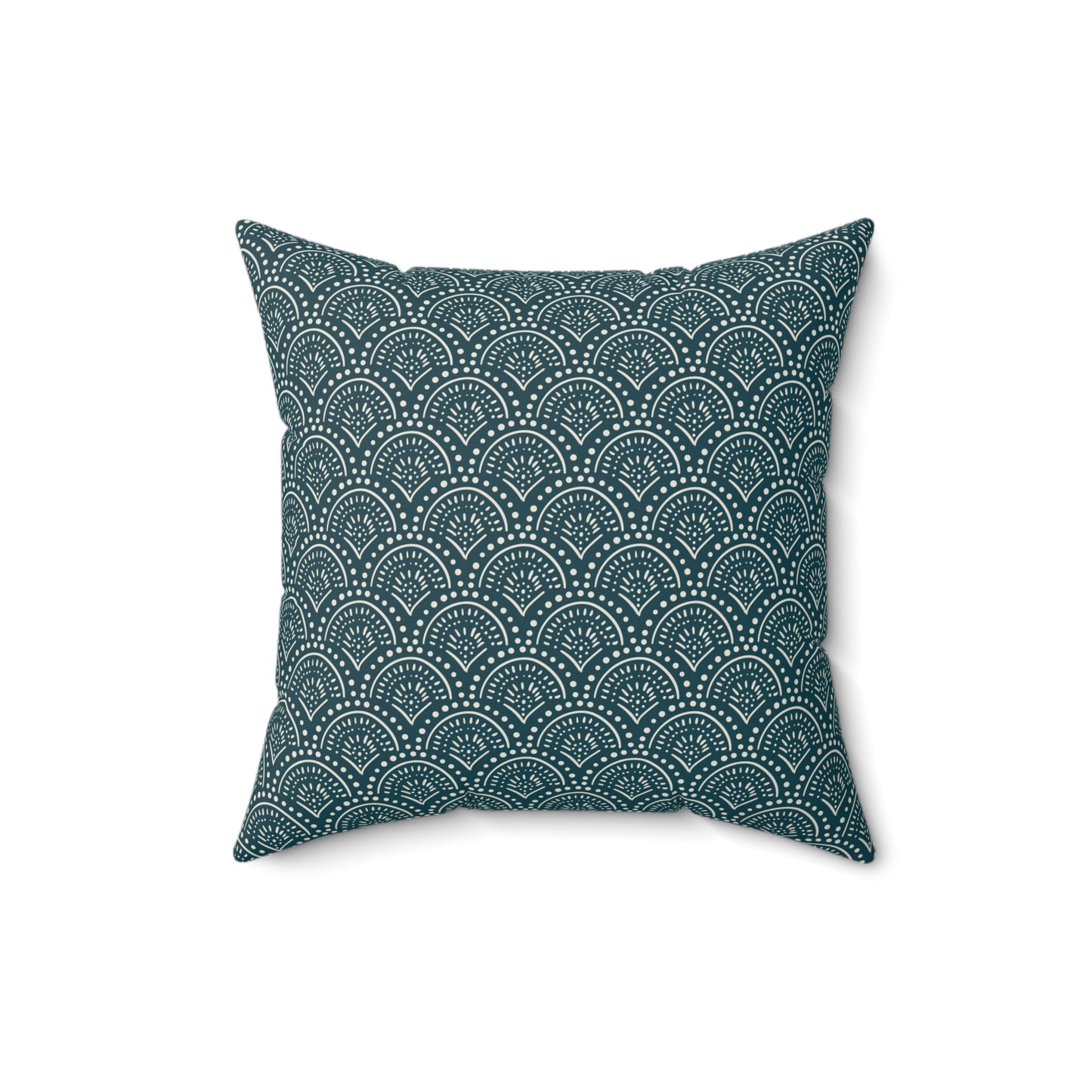 Boho Vibes Pattern 9 - Faux Suede Square Pillow