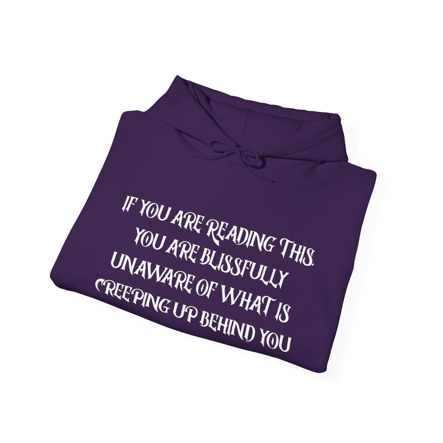 Halloween - Creeping Up Behind You - Funny - Scary - Unisex Heavy Blend Hooded Sweatshirt