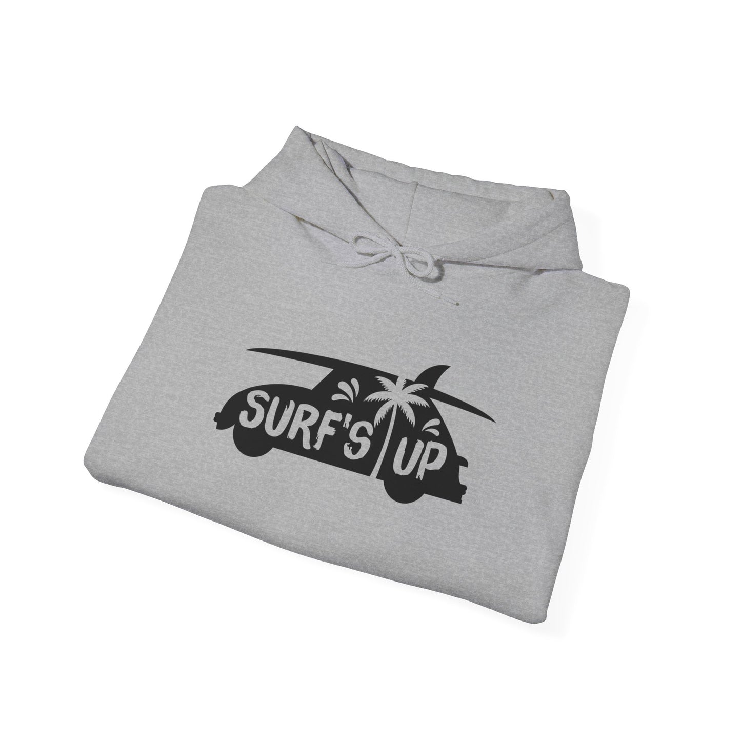 Unisex Heavy Blend Hooded Sweatshirt - Surf's Up Silhouette