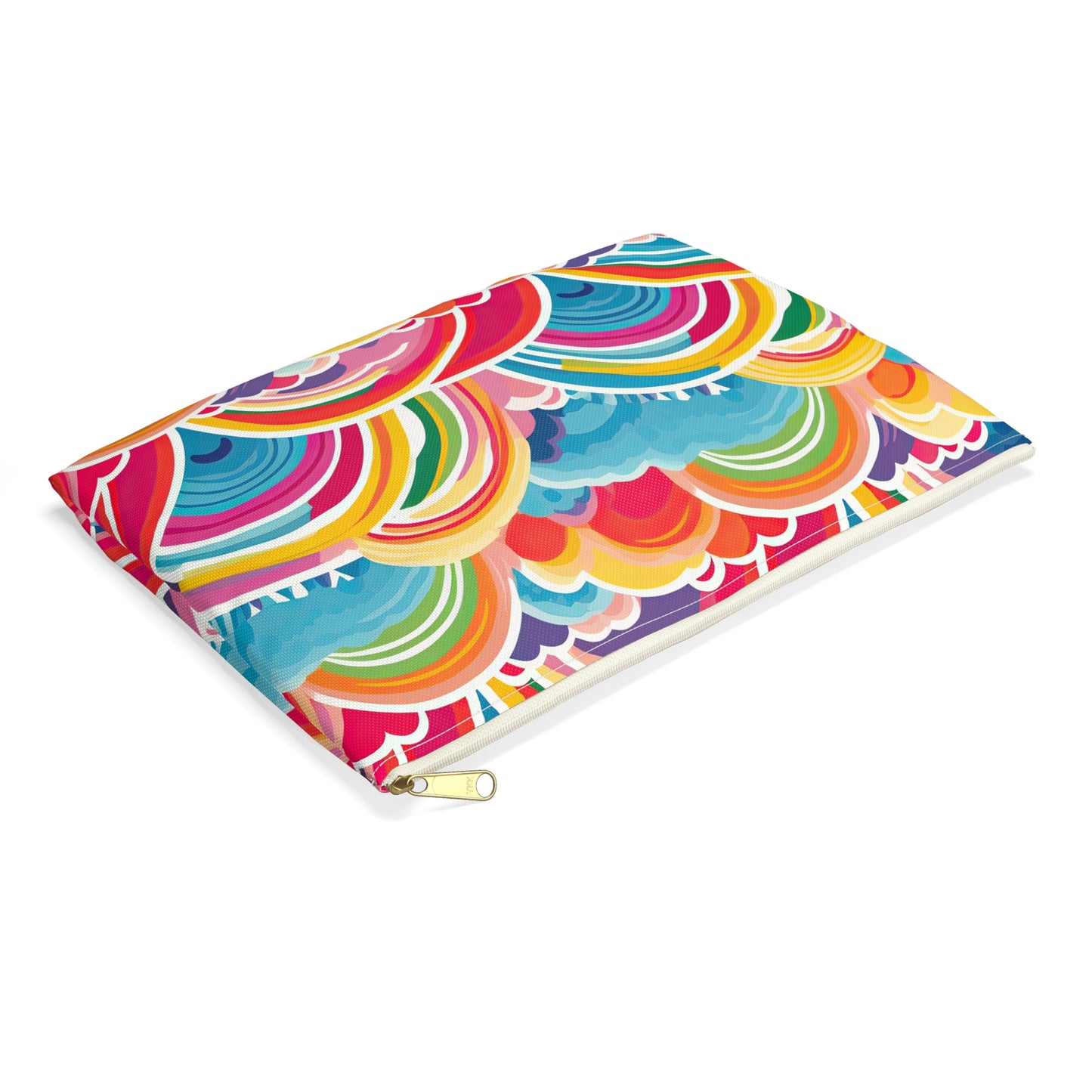 Rainbow Accessory Pouch / Makeup Case / Travel Pouch / Pencil Case / Art Case