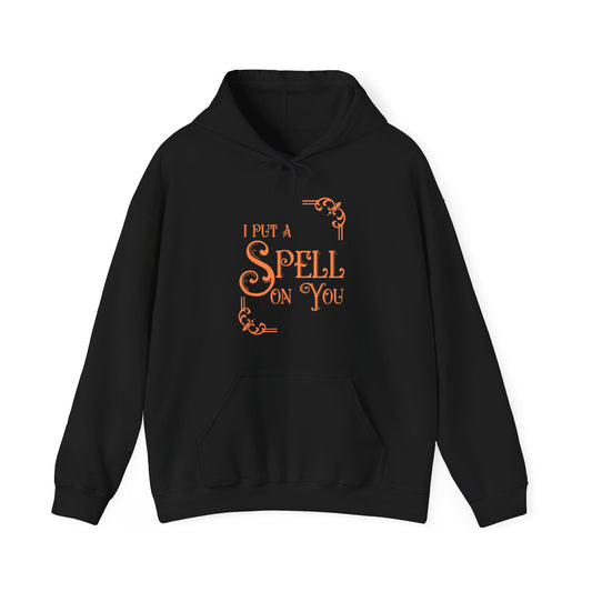 Halloween - I Put a Spell on You - Witches - Trick or Treat - Mystical - Vintage - Unisex Heavy Blend™ Hooded Sweatshirt