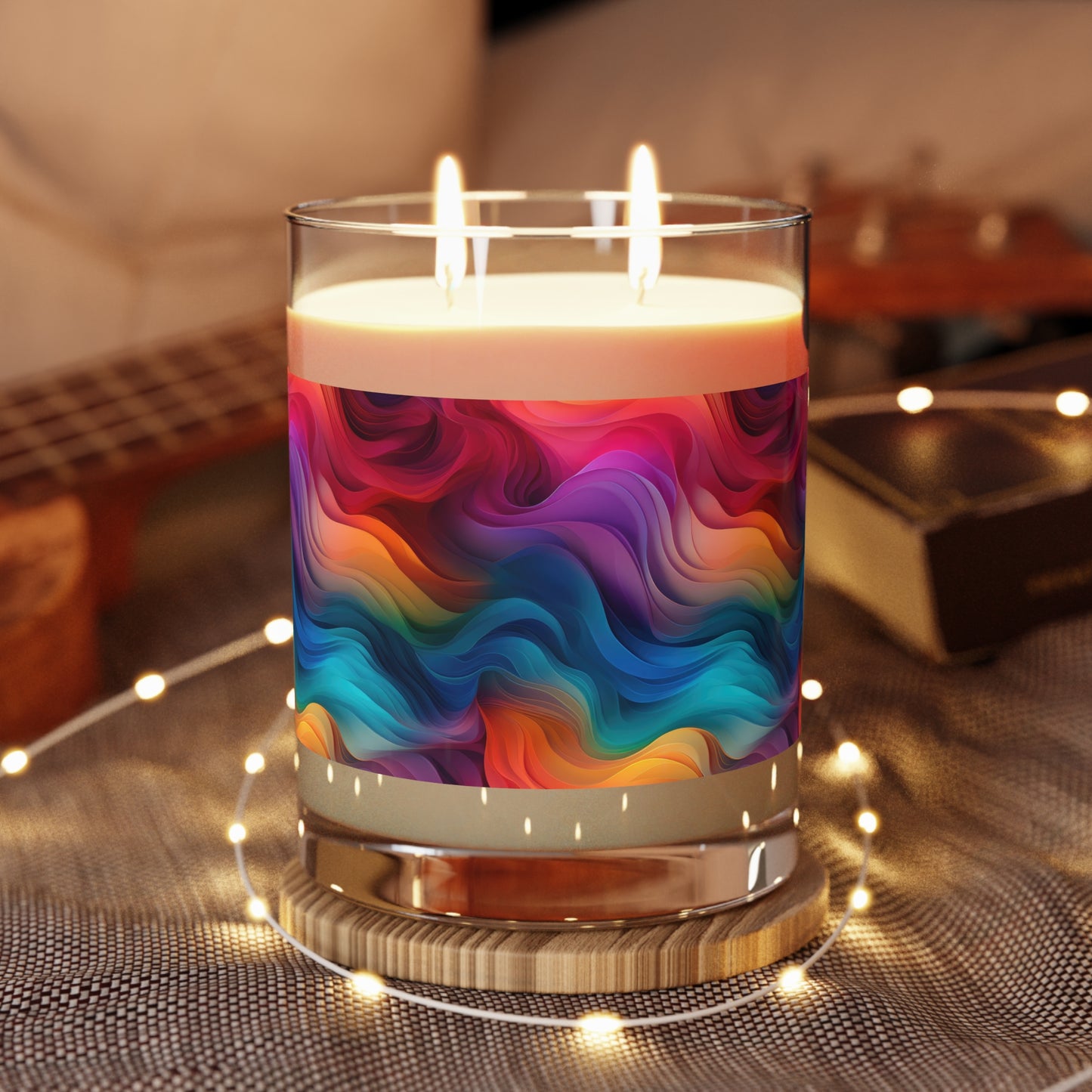 Wavy Rainbow - Scented Candle - 11oz