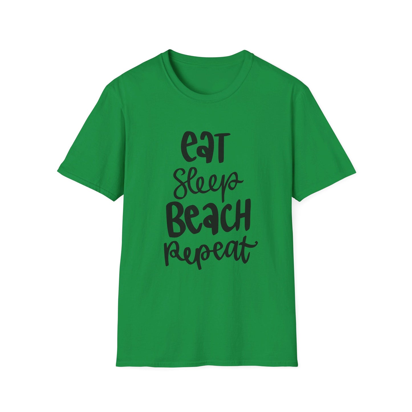 Eat, Sleep, Beach, Repeat - Unisex Softstyle T-Shirt