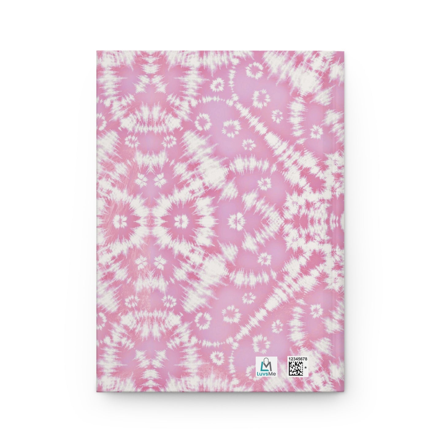 She Designed the Life She Loved - Light Pink Batik - Hardcover Lined Journal Matte