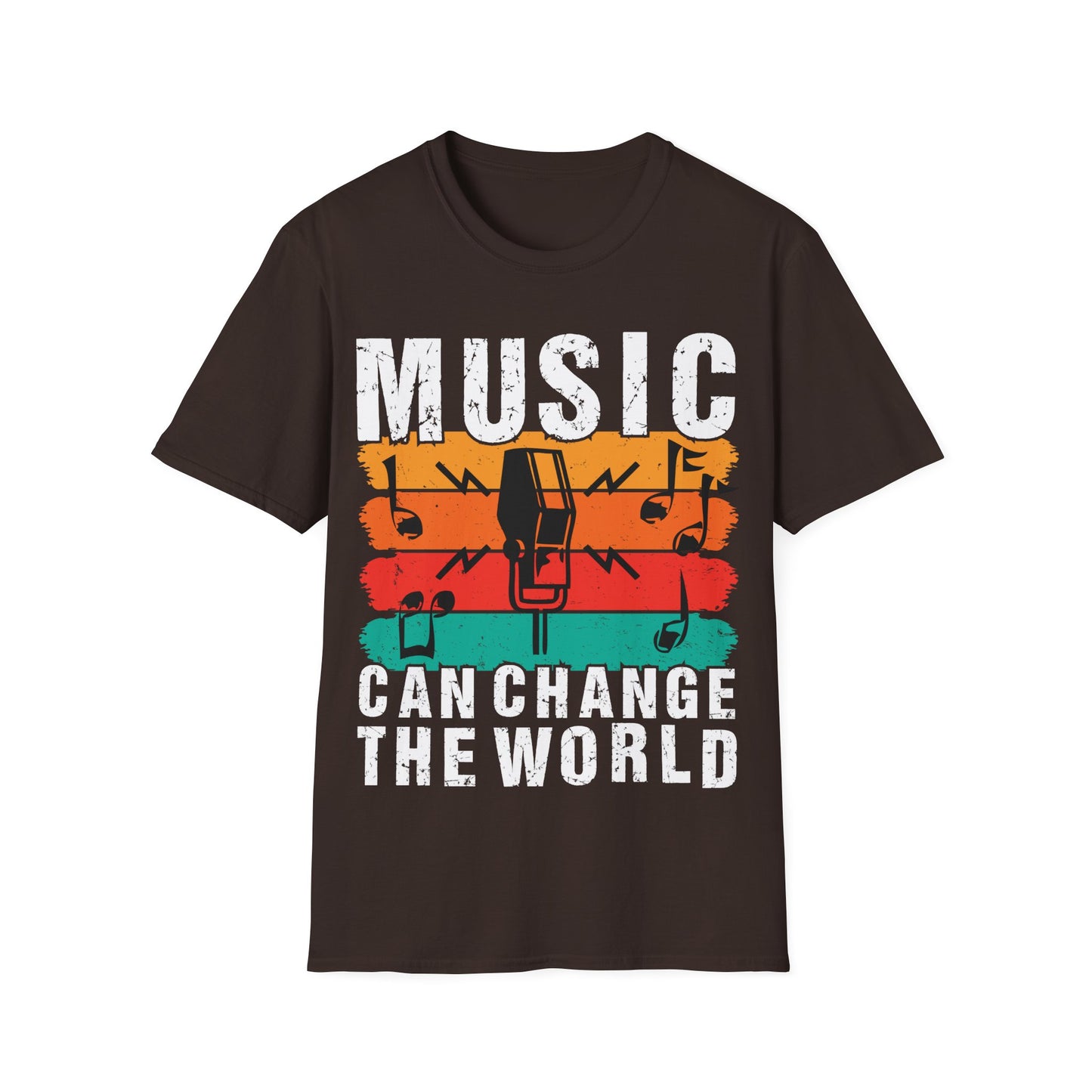 Music Can Change the World - Unisex Softstyle T-Shirt