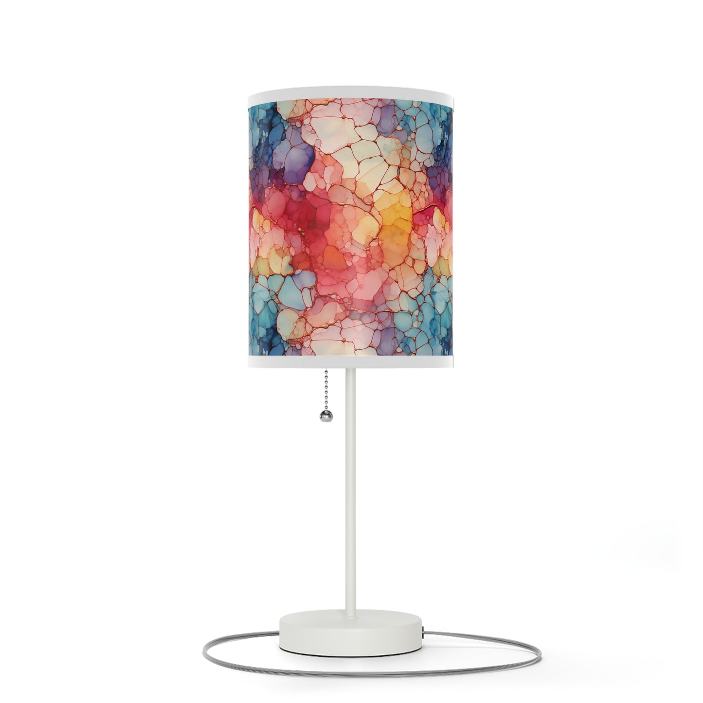 Beautiful Multi Watercolor 7 - Abstract Rainbow - Lamp on a Stand, US|CA plug